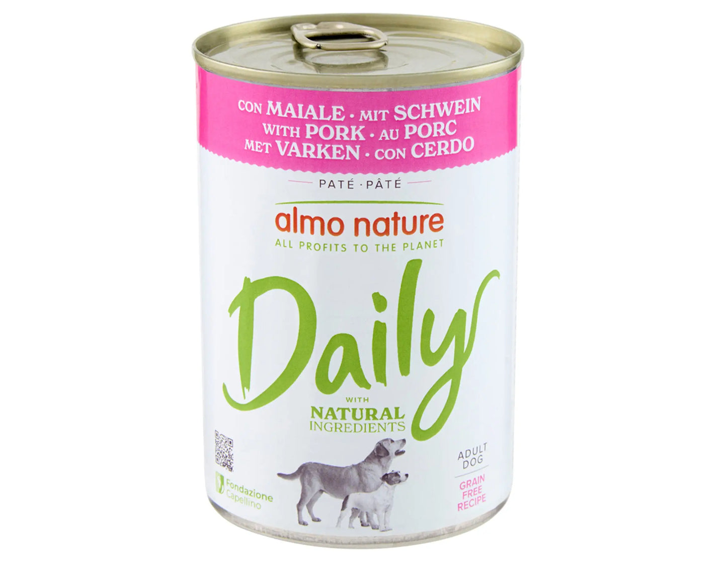 Almo Nature Dog húmedo Daily Lata Cerdo 400 g ALMO NATURE