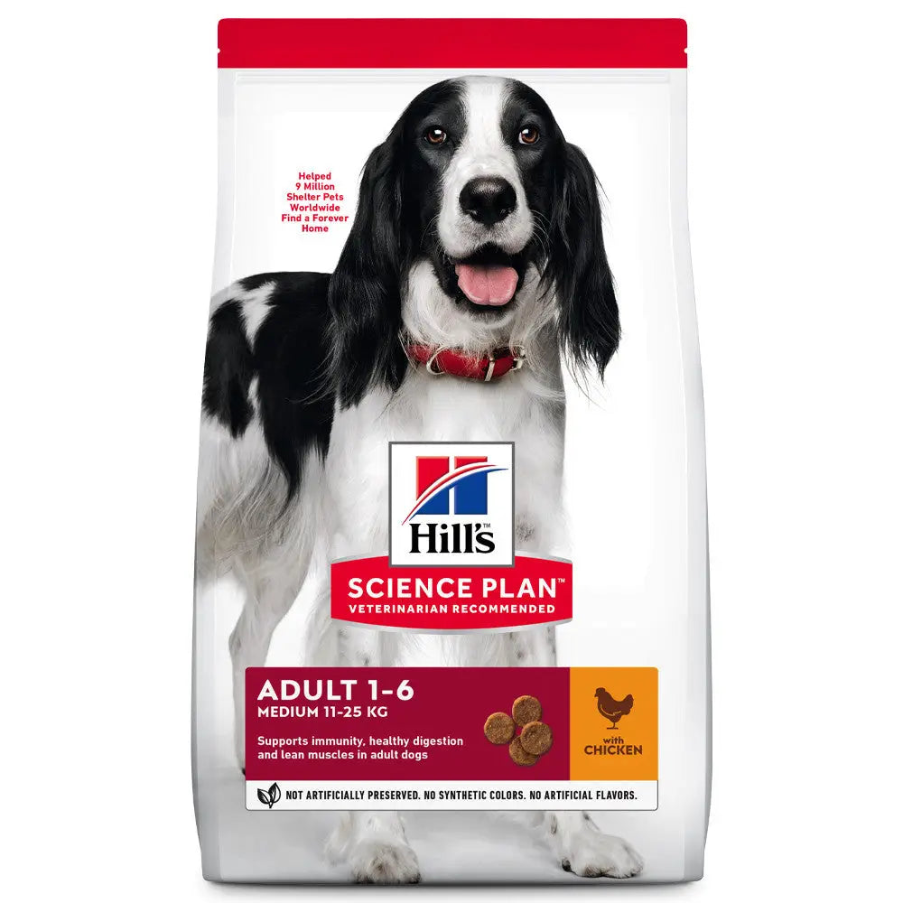 Hill'S Sp Canine Adult 1-6 Años Razas Medianas Pollo 2.5Kg al mejor precio online