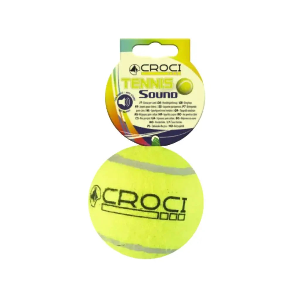 Pelota de Tenis con Sonido 3,8 cm Juguete para Gatos CROCI