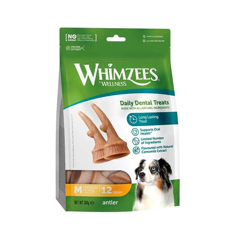 Whimzees Asta Occupy "M" Bolsa 360Gr 12Udes - Mejor Precio - Mascotas Ávila