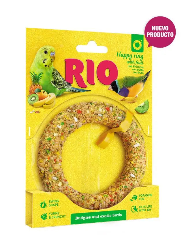 SNACK HAPPY RING PAJAROS EXOTICOS 85GR RIO - Mejor Precio - Mascotas Ávila