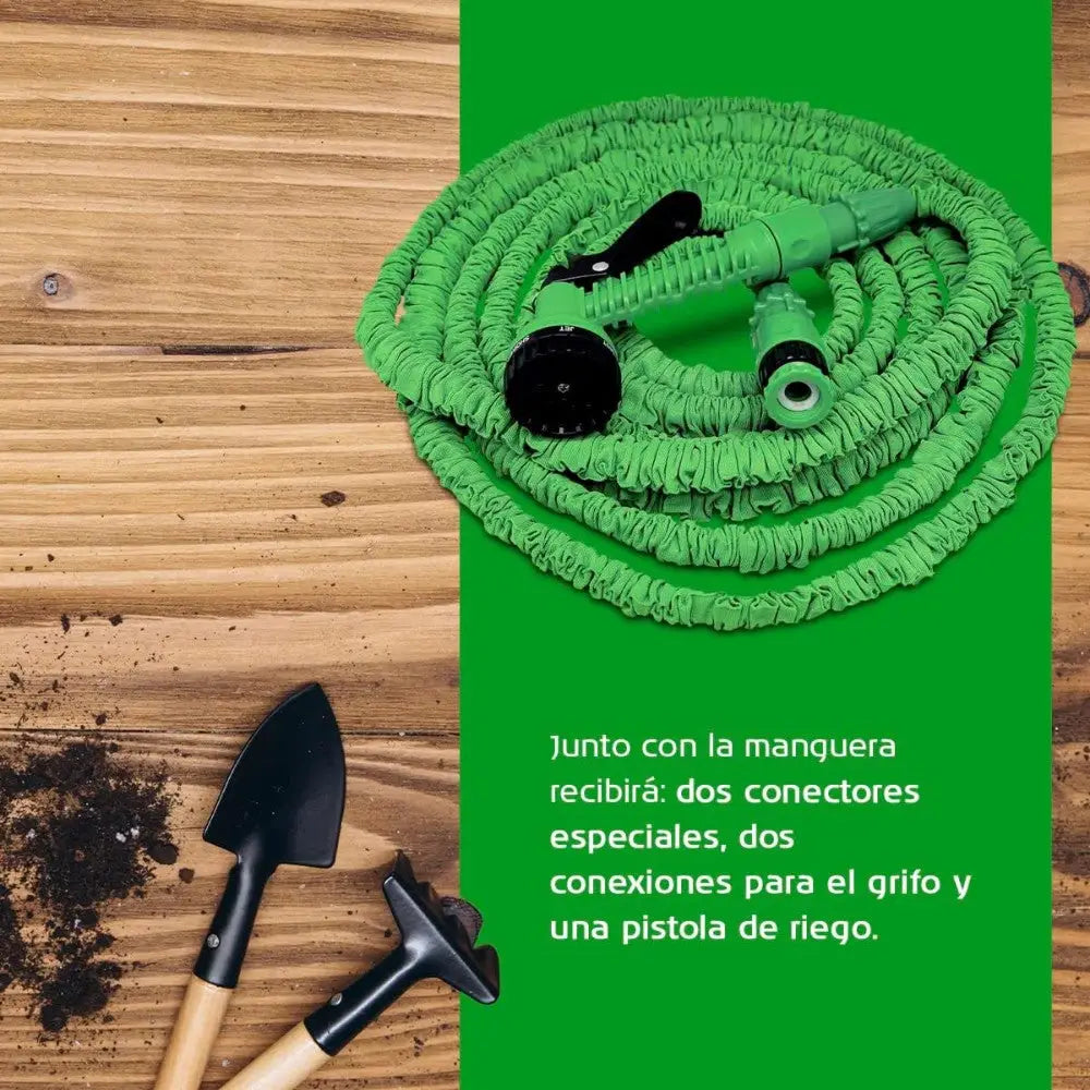 Manguera Extensible Xpansy Basic Verde 15 metros AQUA CONTROL