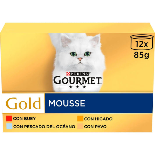 Gourmet Gold Mousse Surtido Pack 12X85 g PURINA