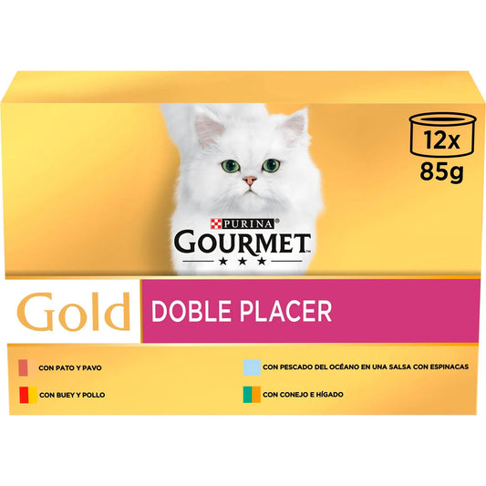 Gourmet Gold Doble Placer Surtido Pack 12X85 g PURINA