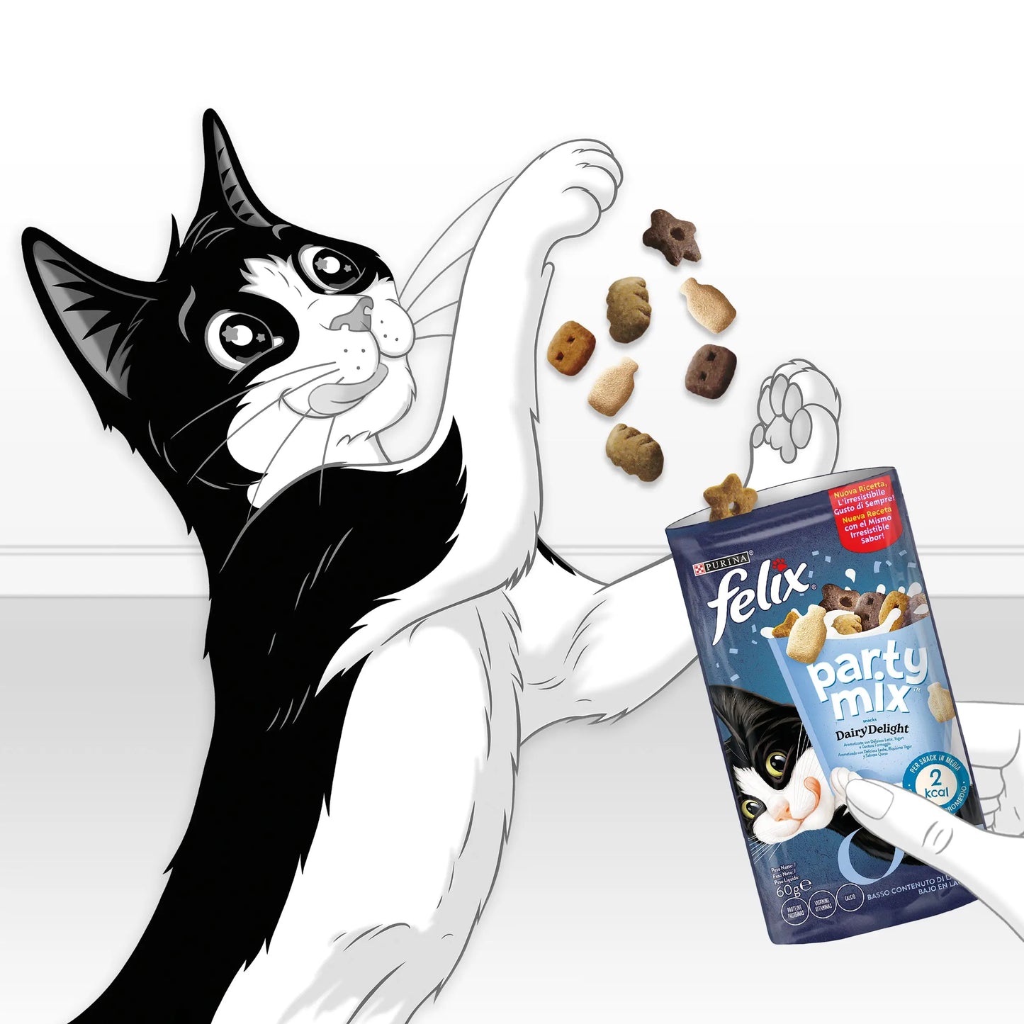 Felix Party Mix Delicias de Leche 60 g FELIX
