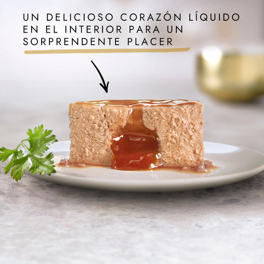 Gourmet Gold Fondant Pollo, Buey, Atún y Salmón Pack 12x85 g
