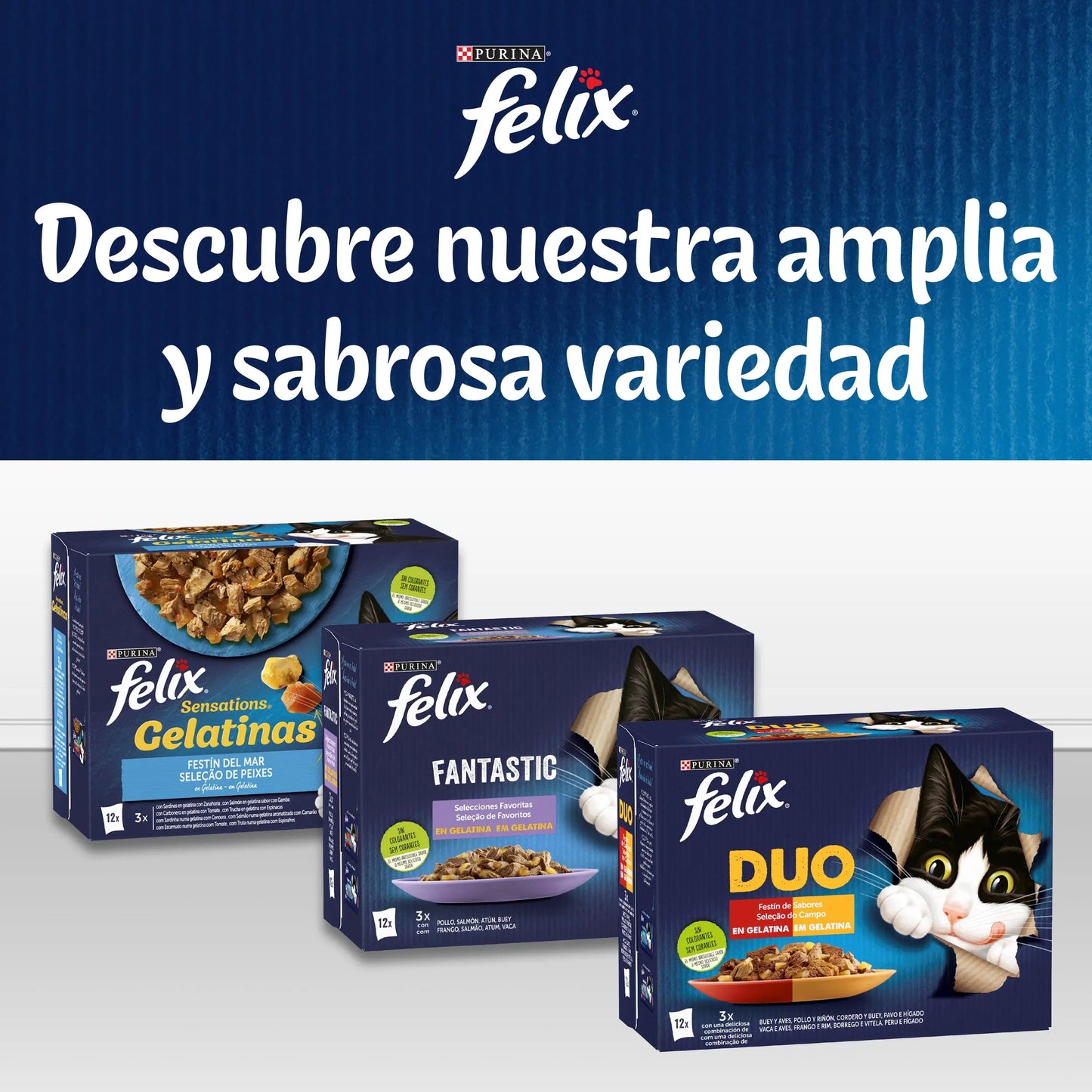 Felix Fantastic Selección Gelatina Pescados Pack 120x85 g FELIX