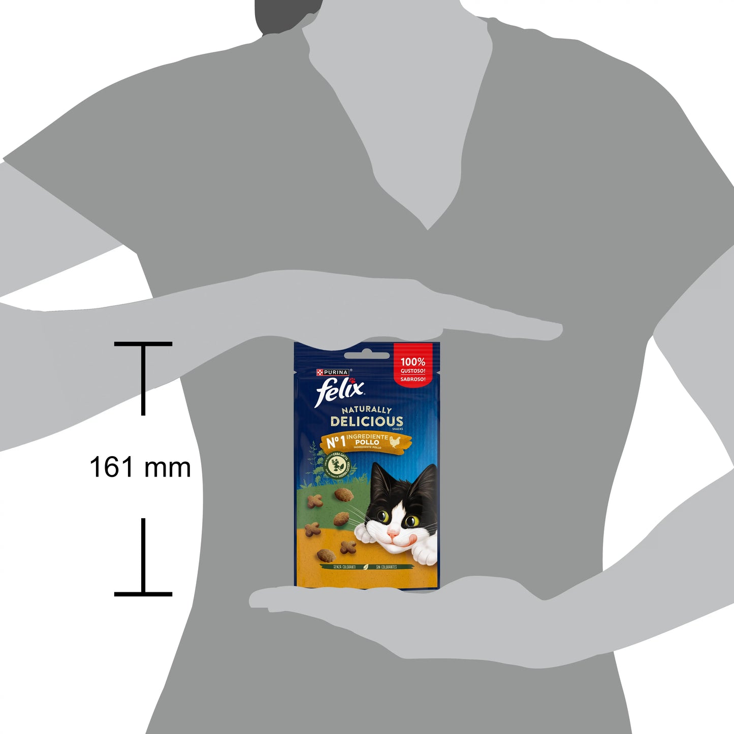 Felix Natural Delicious Pollo y Hierba Gatera 50 g FELIX