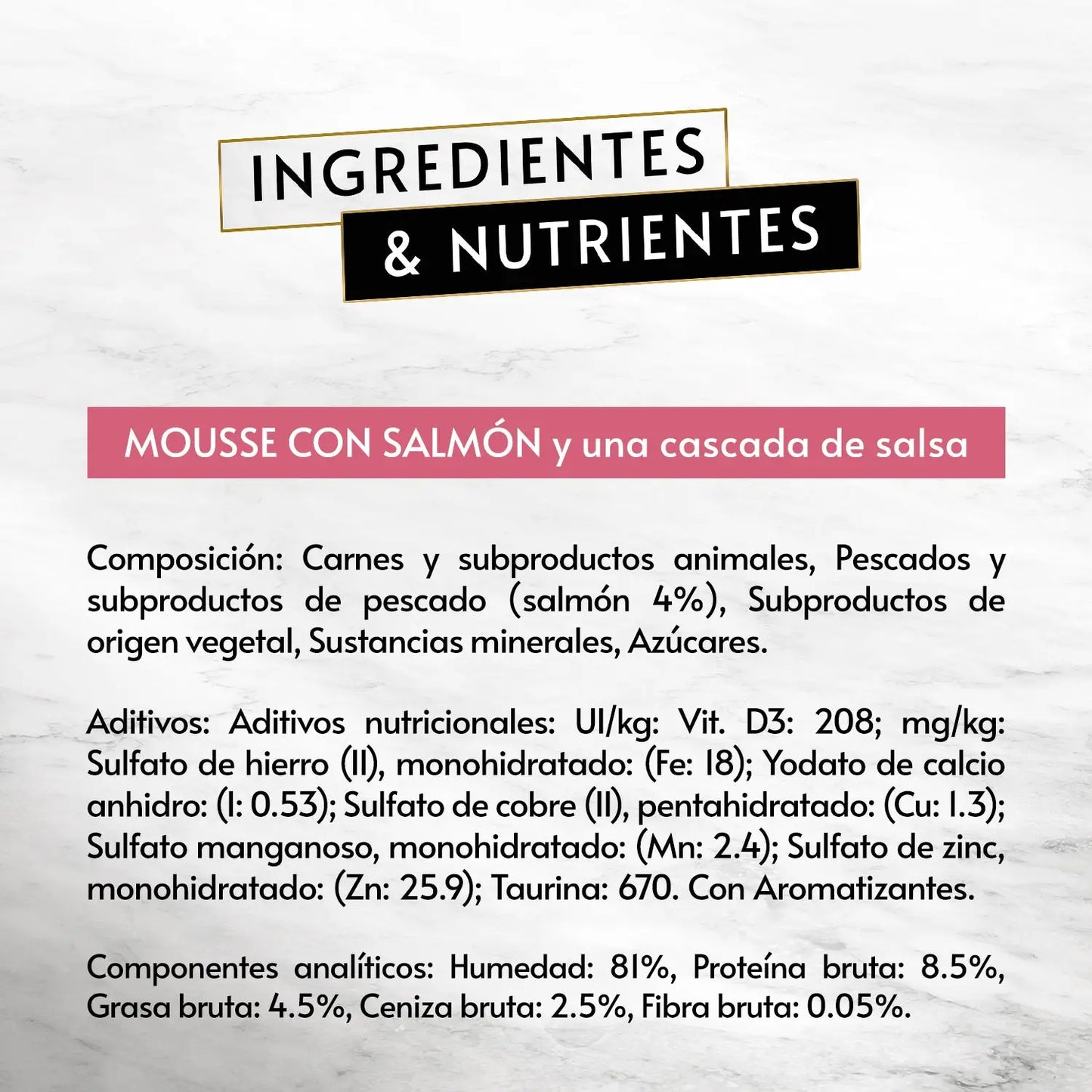 Gourmet Revelations Mousse Salmón y Atún Pack 48X57 g PURINA