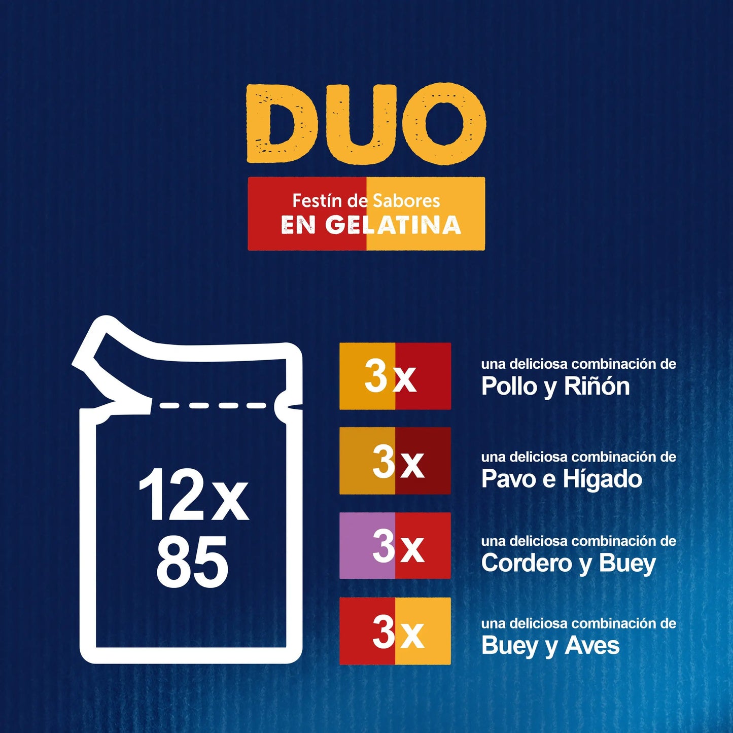 Felix Duo Carnes En Gelatina Pack 12X85 g FELIX