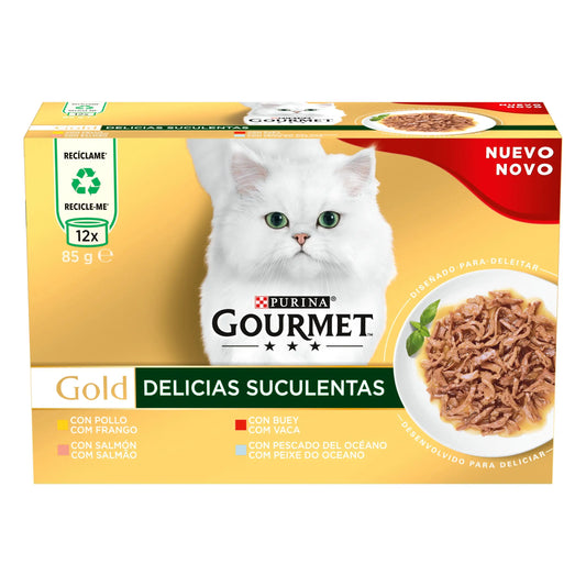 Gourmet Gold Delicias Surtido Pack 12x85 g PURINA