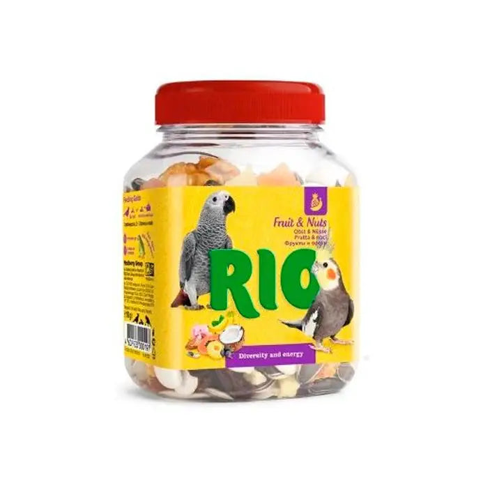 Snack Mix Fruta Y Nueces Natural Para Aves 160Gr Rio - Mejor Precio - Mascotas Ávila