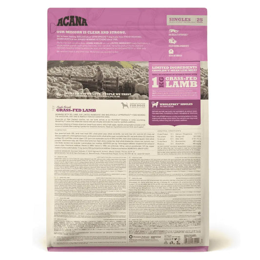 Acana Grass-Fed Lamb Recipe Pienso para Perros