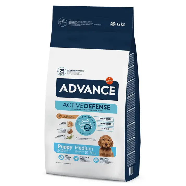 Advance Dog Puppy Medium Chicken & Rice 12Kg ADVANCE