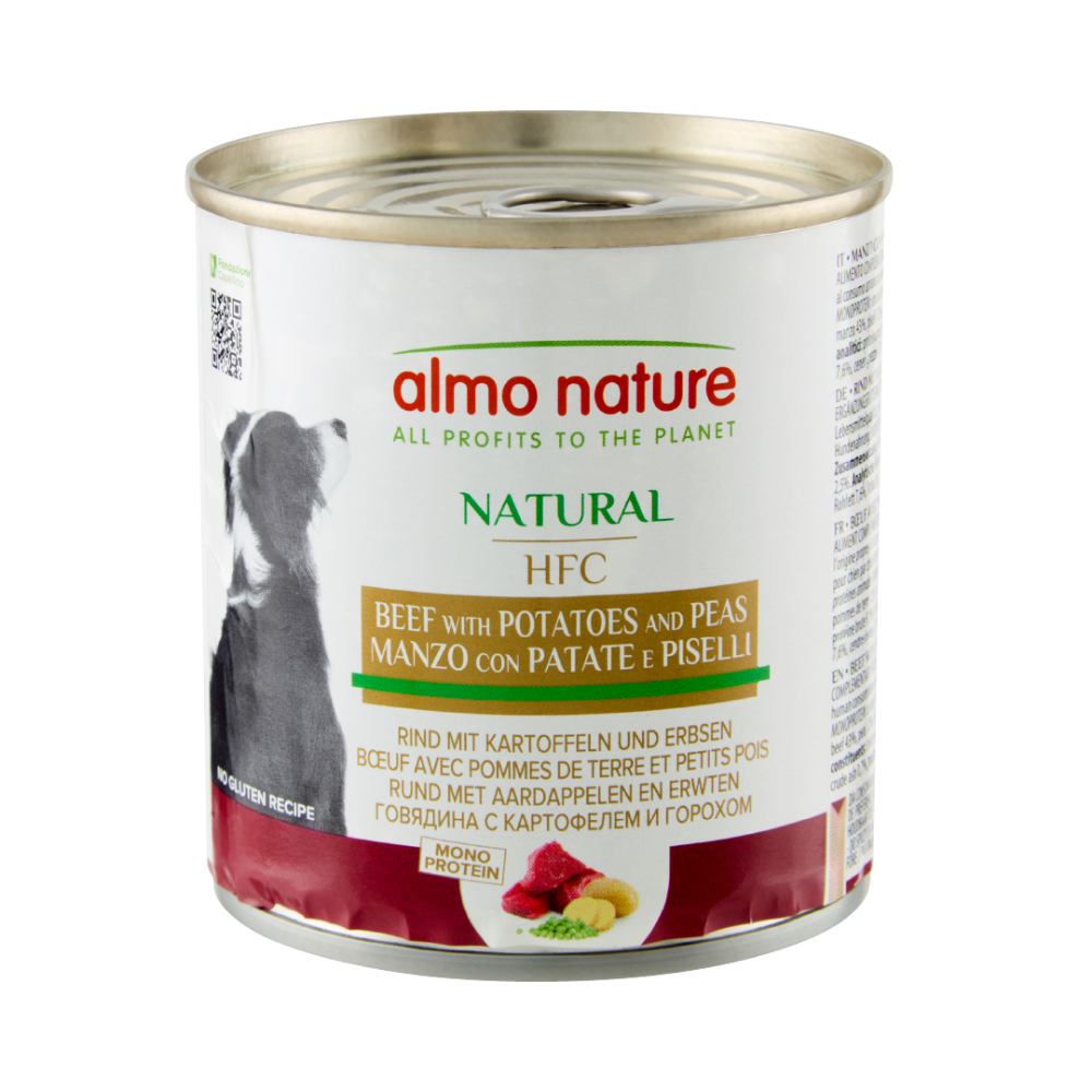 Almo Nature Dog húmedo Hfc 290 g Vacuno,Patatas y Guisantes ALMO NATURE Mascotas-Ávila