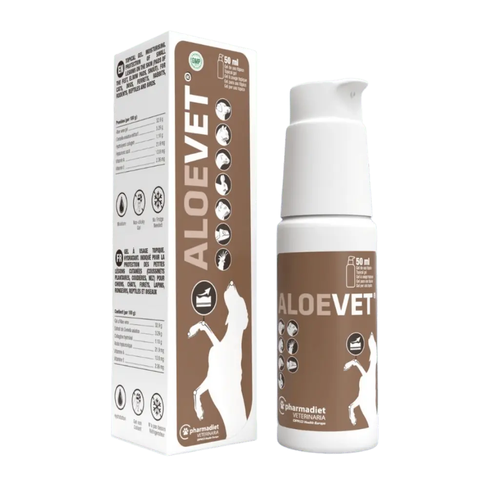 Aloevet Gel Cicatrizante para Perros con Aloe Vera y Centella Asiática 50 ml PHARMADIET Mascotas-Ávila