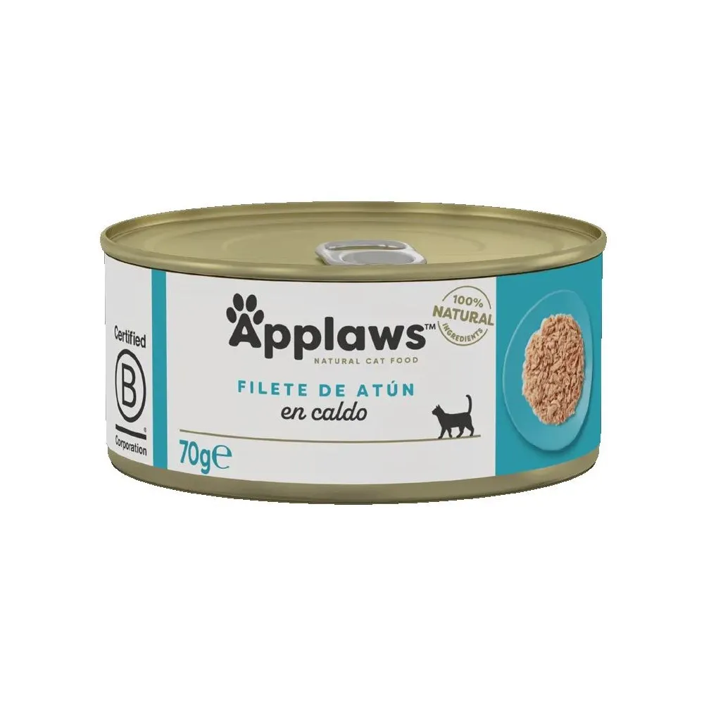 Applaws Cat Filete Atún Lata 70 g APPLAWS Mascotas-Ávila