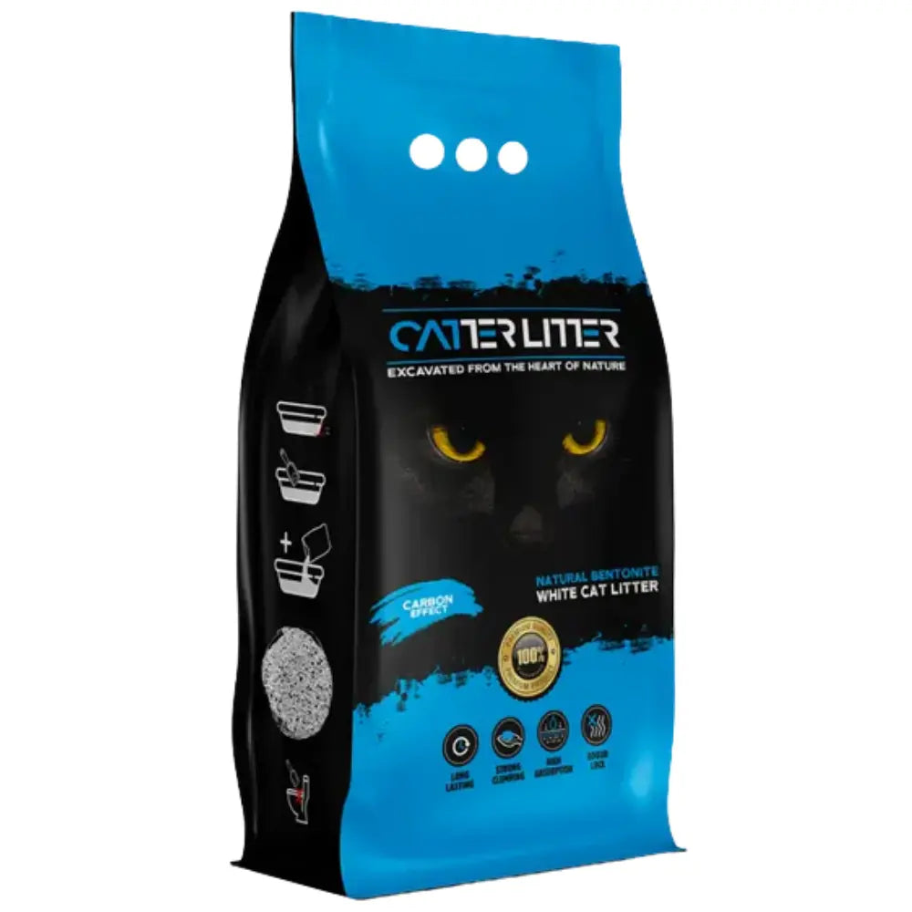 Arena Gato Aglomerante Catter Litter Efecto Carbón 5L CATTER LITTER Mascotas-Ávila