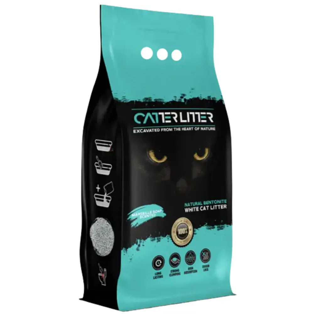 Arena Gato Aglomerante Catter Litter Marsella 5L CATTER LITTER Mascotas-Ávila