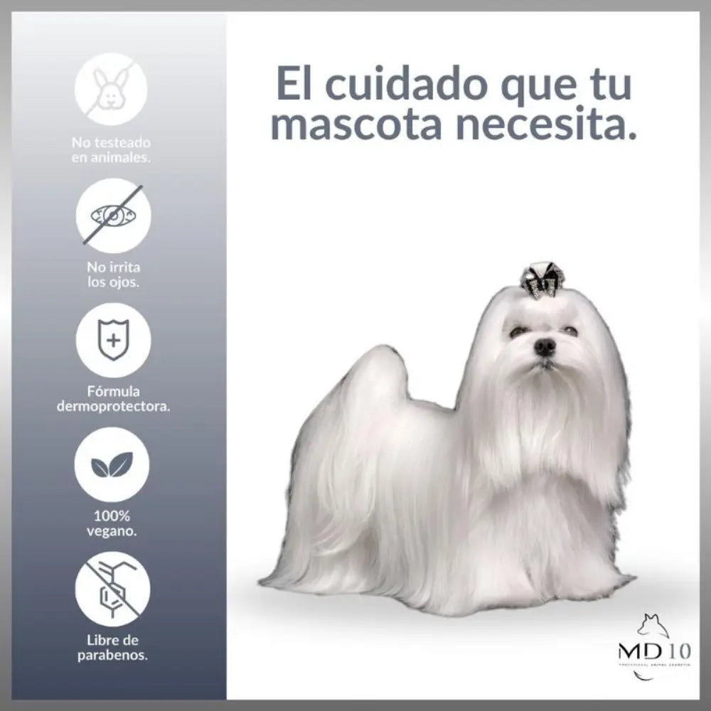 Champú Maltes 300ml Md10 MD10 Mascotas-Ávila