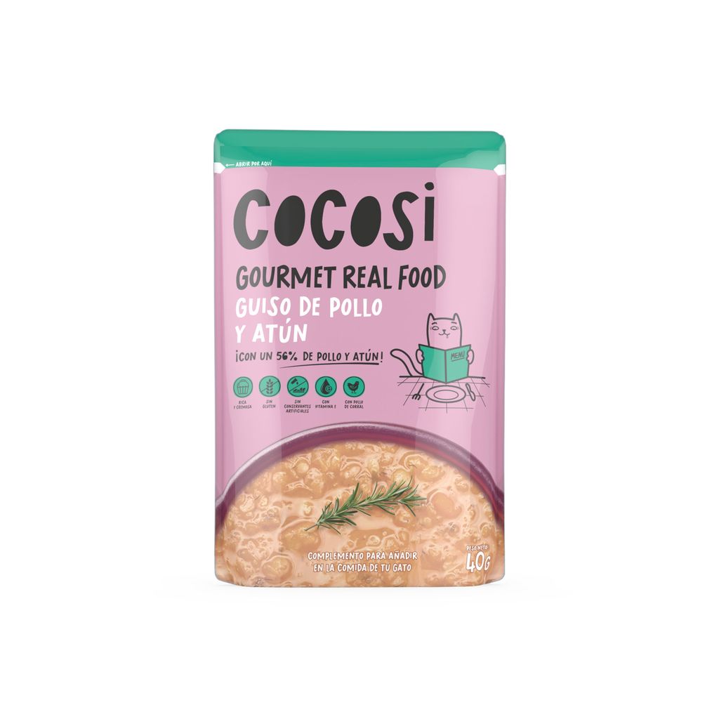 Cocosi Guiso de Pollo y Atún para Gatos COCOSI Mascotas-Ávila