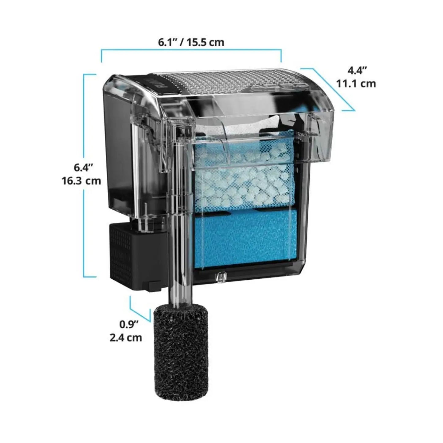 FILTRO MOCHILA FLUVAL AQUACLEAR AC30 (acuarios hasta 114 L.) - Mejor Precio - Mascotas Ávila