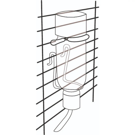 Flamingo Bebedero Vidrio Roedores Athina 177 ml