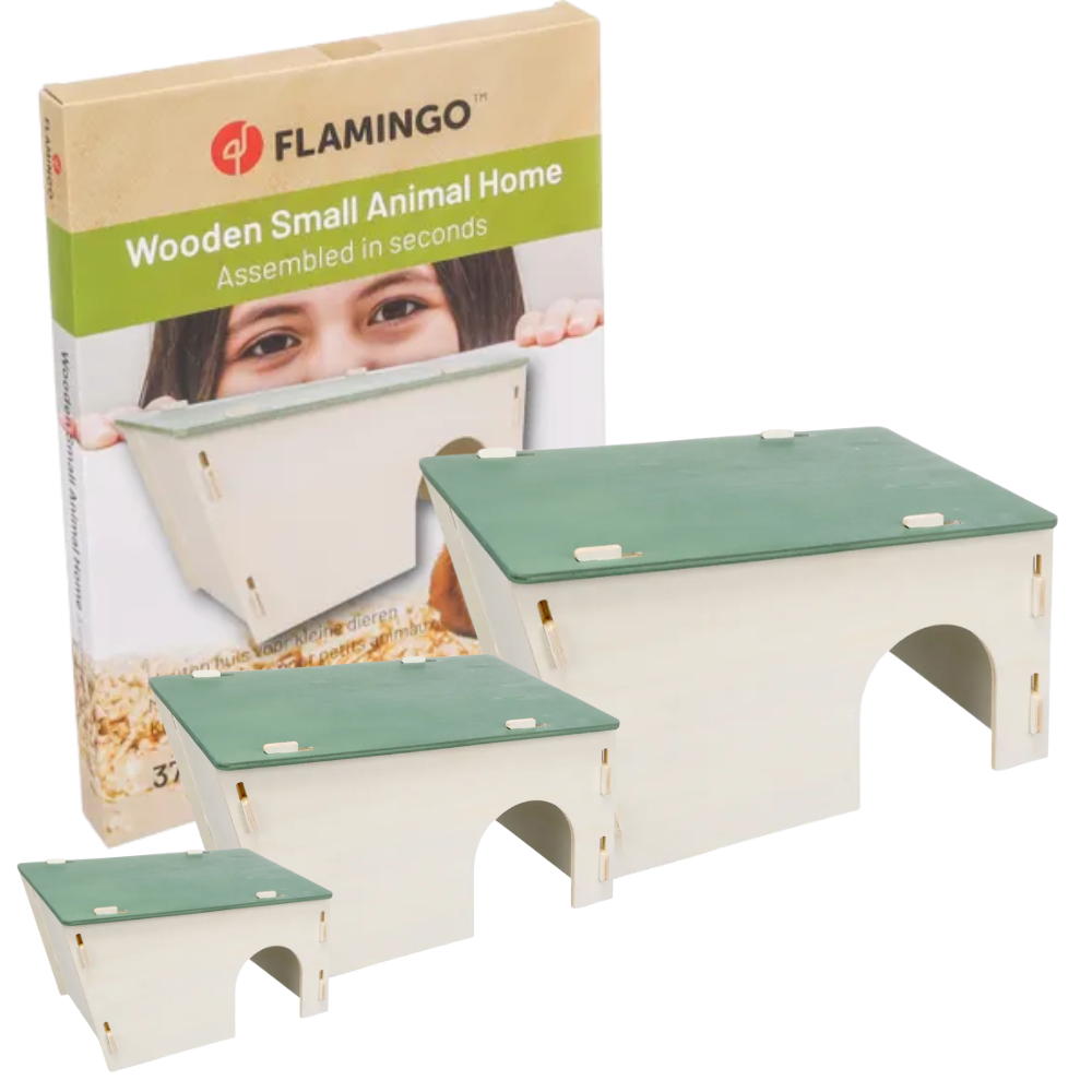 Flamingo Mick Casa para Roedores Beige FLAMINGO Mascotas-Ávila