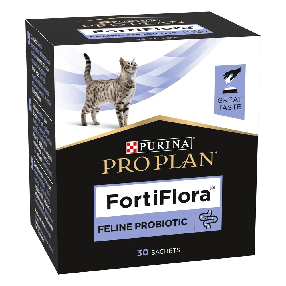 Fortiflora Pro Plan 30 sobres de 1 g Suplemento Probiótico en Polvo para Gatos PRO PLAN Mascotas-Ávila