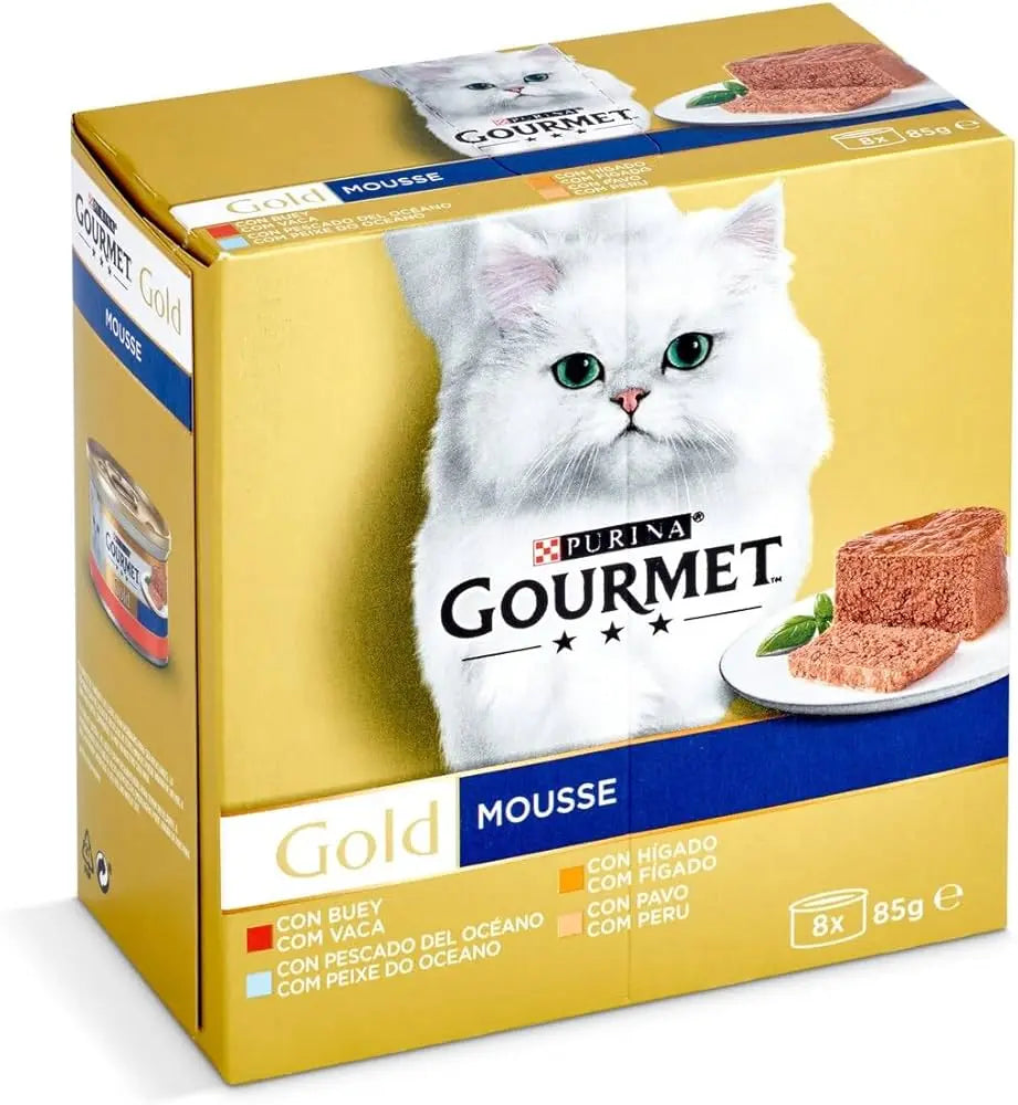 Gourmet Gold Mousse Surtido Pack Comida Húmeda para Gatos PURINA Mascotas-Ávila