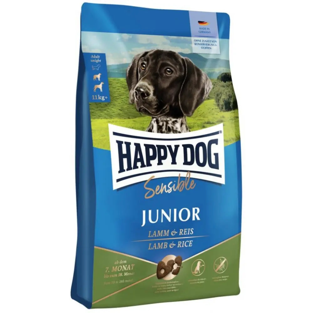 Happy Dog Sensible Junior Cordero y Arroz 10 kg Happy Dog Mascotas-Ávila