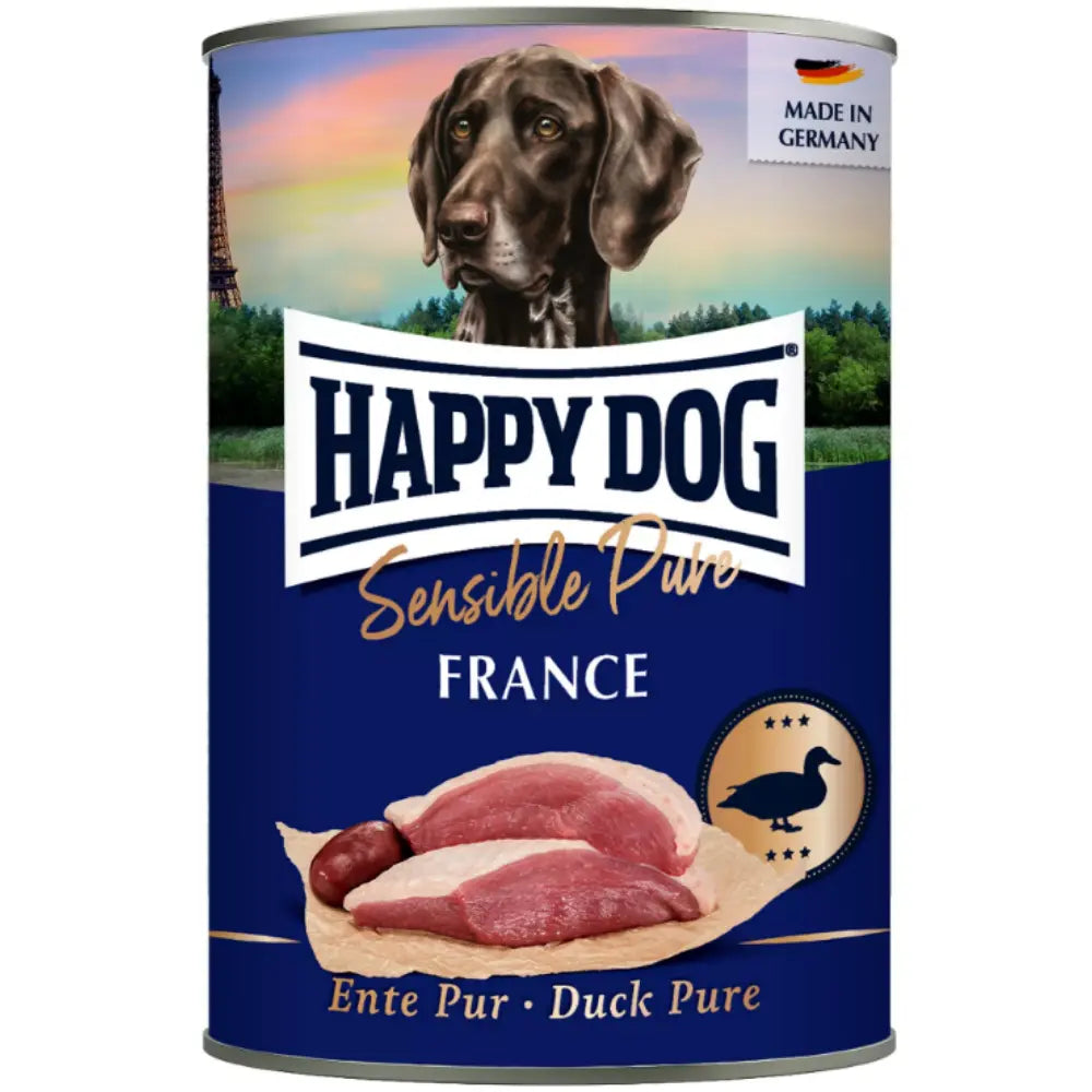 400 g Happy Dog Sensible Pure France Carne de Pato Lata Happy Dog Mascotas-Ávila