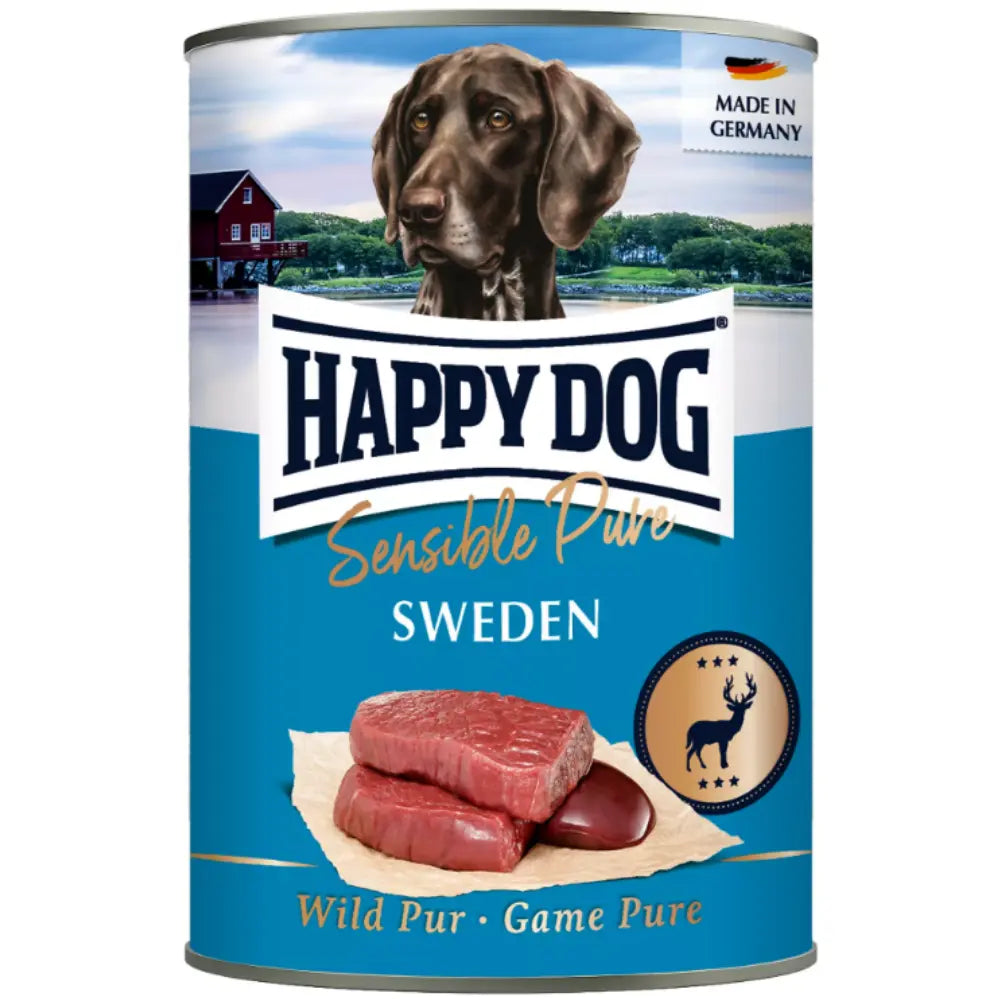 Happy Dog Sensible Pure Sweden (Wild Pur) 400 g Lata Happy Dog Mascotas-Ávila