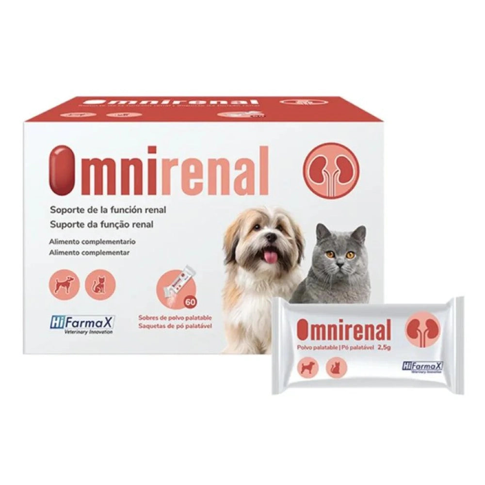 Hifarmax Omnirenal Suplemento para la Salud Renal y Urinaria HIFARMAX Mascotas-Ávila