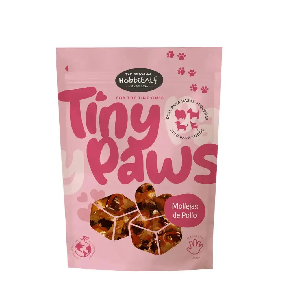 Hobbitalf Mini Mollejas de Pollo 80 g Snack Natural para Perros HOBBITALF Mascotas-Ávila