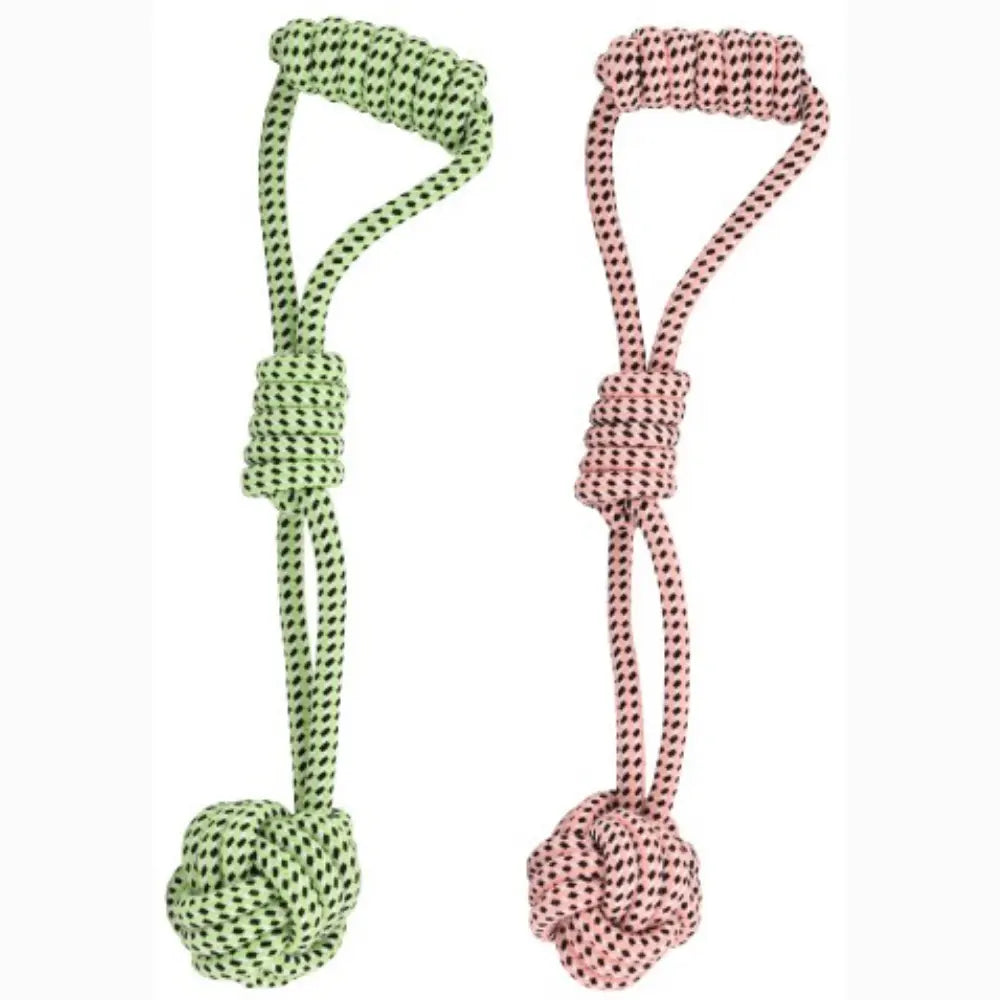 Juguete Perro Cuerda Dental Dotty Tirador con Pelota 36 cm NAYECO Mascotas-Ávila