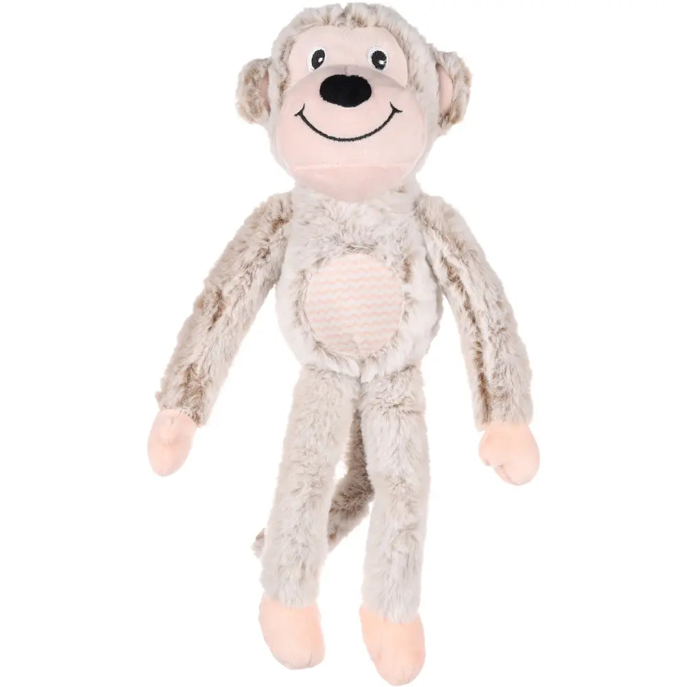 Juguete Perro Peluche Munka Mono Beige 23X12X40 cm FLAMINGO Mascotas-Ávila