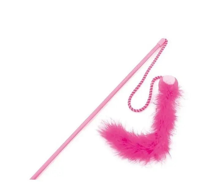 Juguete Gato Varilla Con Pelota Y Pluma - Mejor Precio - Mascotas Ávila