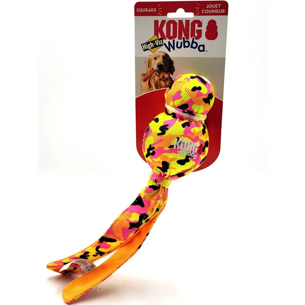 Kong Wubba Ballistic High-Viz Juguete para Perros KONG Mascotas-Ávila