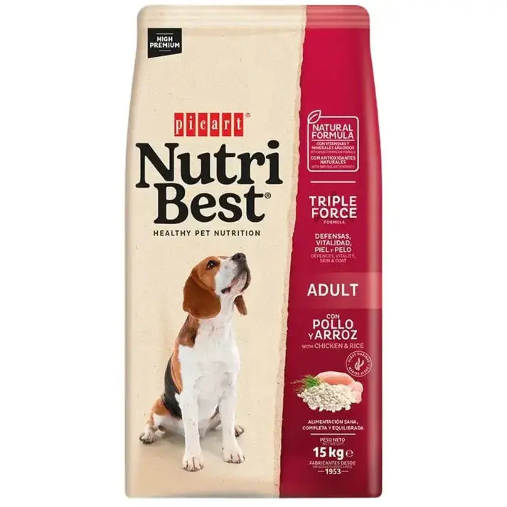 Picart Nutribest Adult Chicken & Rice (Pollo y Arroz) NUTRIBEST