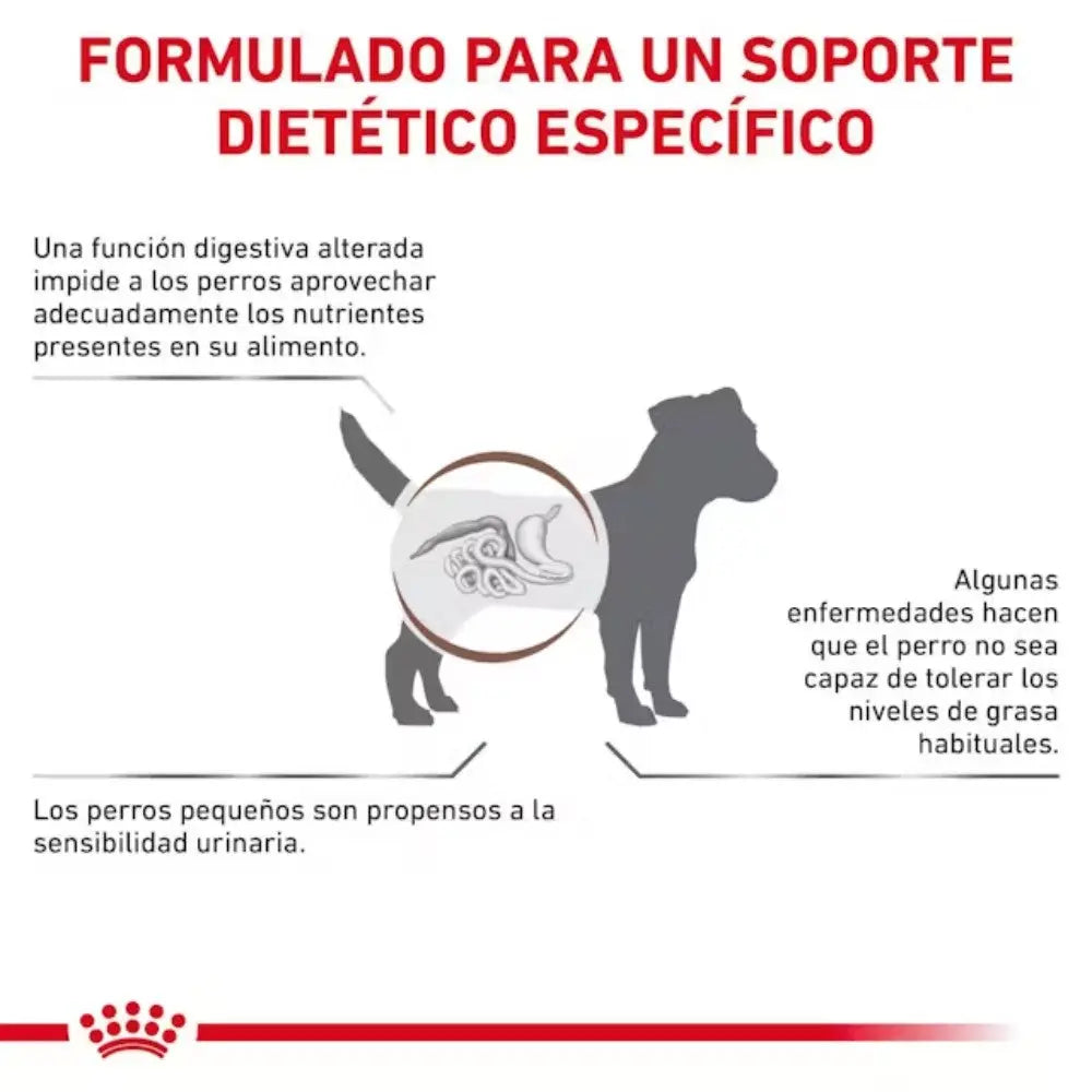 Royal Canin Gastrointestinal Low Fat Small Dog Pienso para Perros ROYAL CANIN VET Mascotas-Ávila