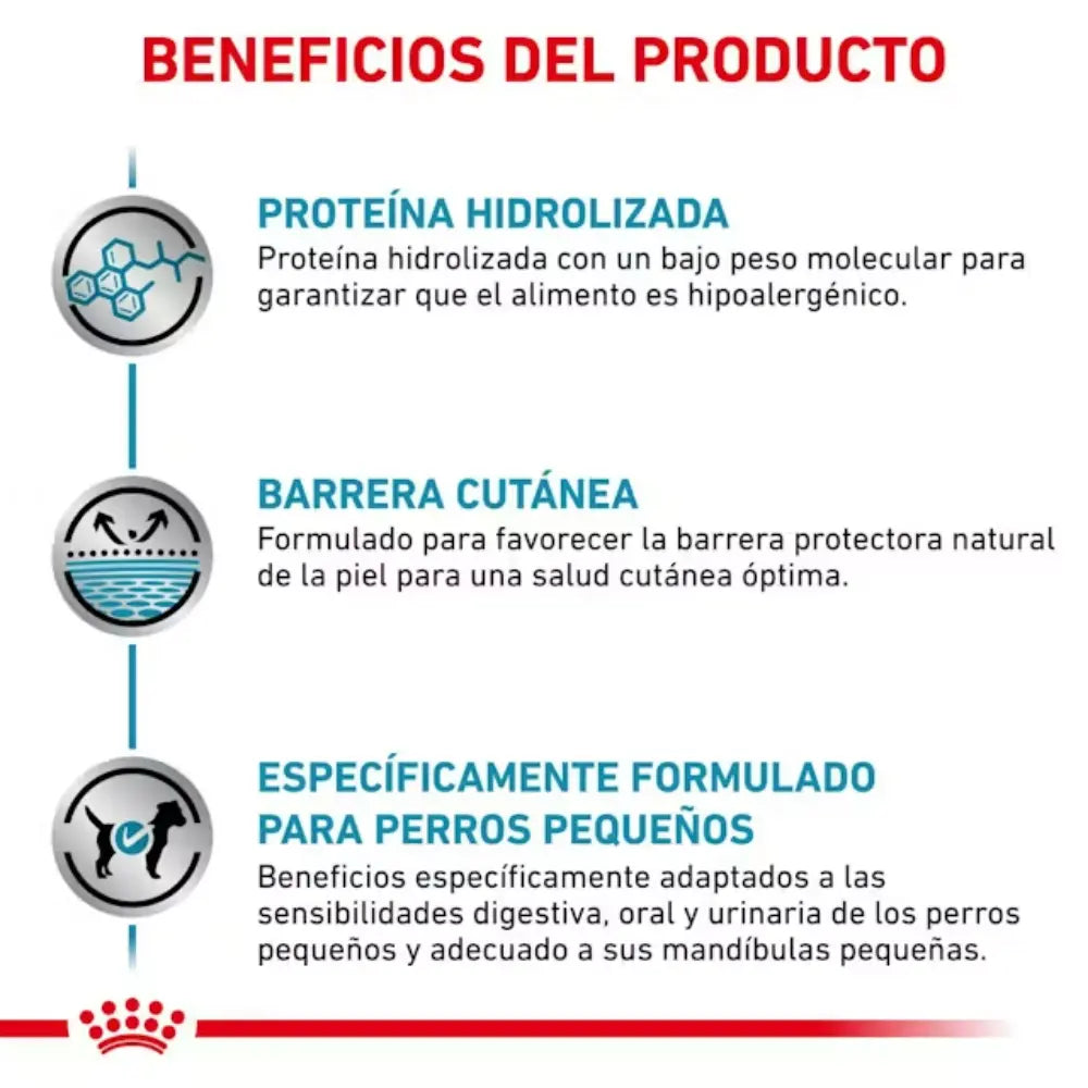 Royal Canin Veterinary Hypoallergenic Small Dog ROYAL CANIN VETERINARY Mascotas-Ávila