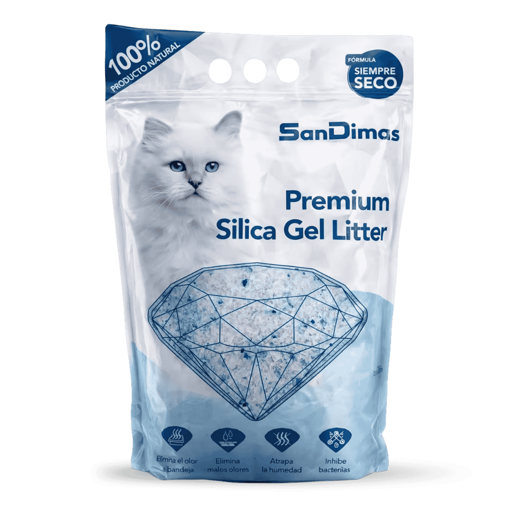 Sandimas Perlas Silice 3,8L (1,7 kg) para Gatos SANDIMAS Mascotas-Ávila