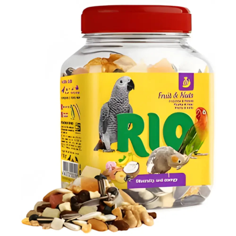 Snack Mix Fruta y Nueces Natural Para Aves 160 g Rio RIO Mascotas-Ávila