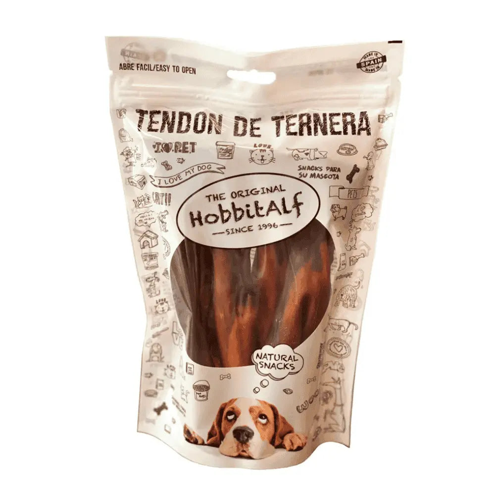 Tendón de Buey Extra 20 cm para Perros Pack de 5 uds Hobbit Alf HOBBIT.ALF Mascotas-Ávila