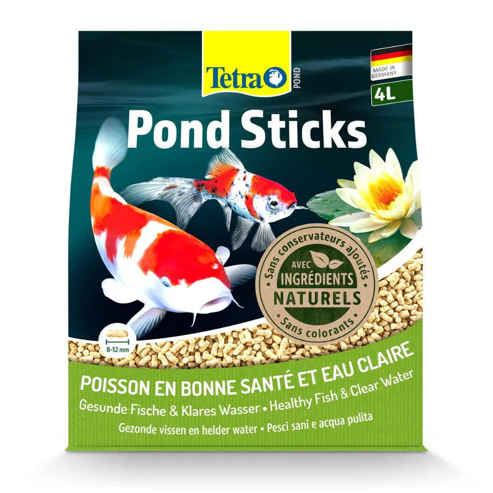 Tetra Pond Sticks 4L Alimento Peces Estanque TETRA Mascotas-Ávila