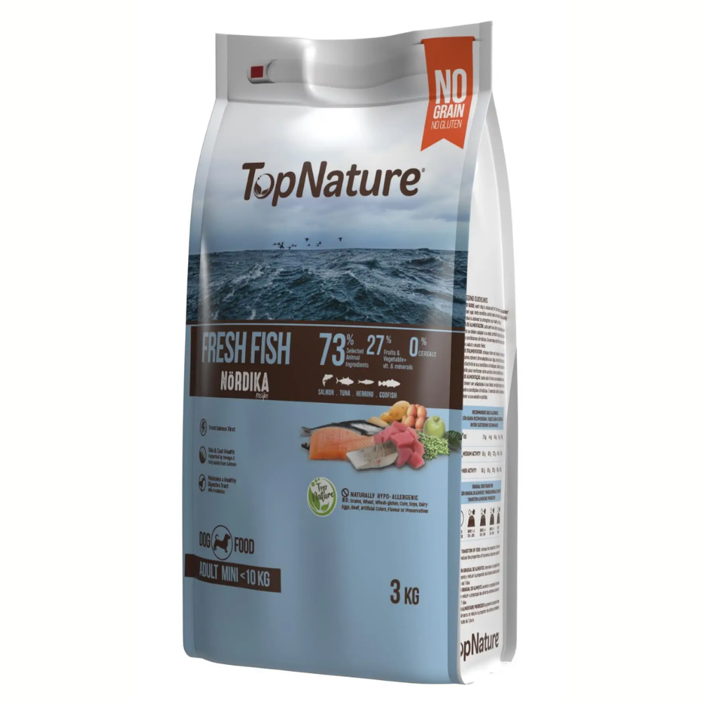Top Nature Receta Nórdika Raza Pequeña 3 kg TOPNATURE Mascotas-Ávila