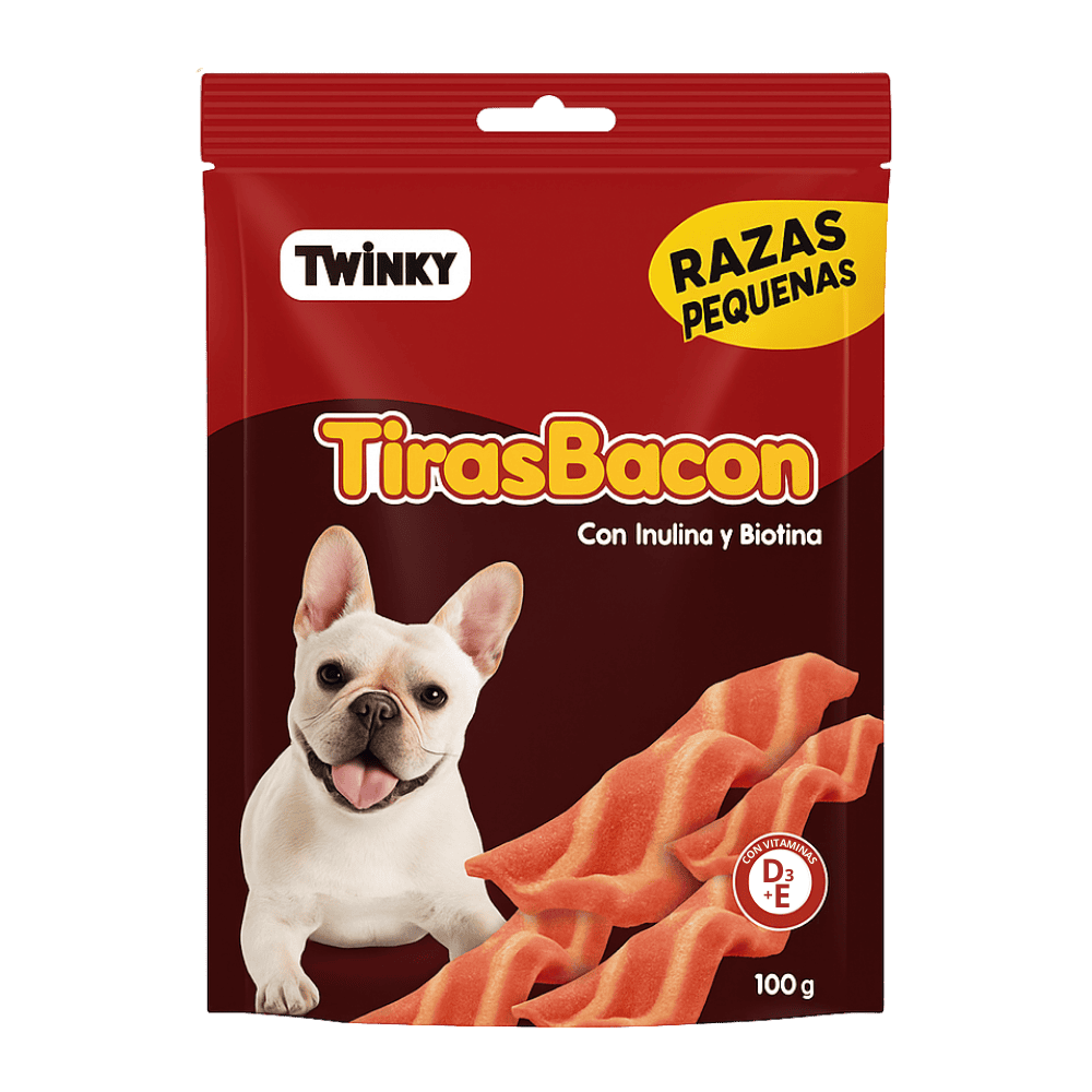 Twinky Tiras Bacon 100 g Snack para Perros TWINKY Mascotas-Ávila