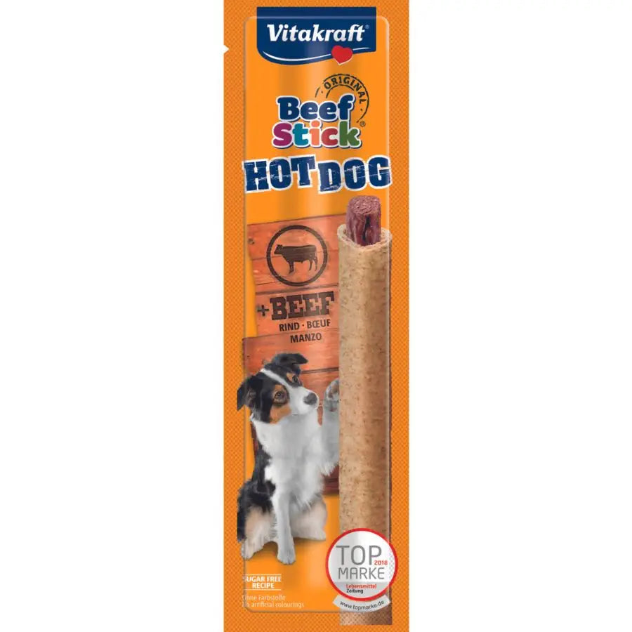 Vitakraft Snack Beef Stick Hot Dog 30gr - Mejor Precio - Mascotas Ávila