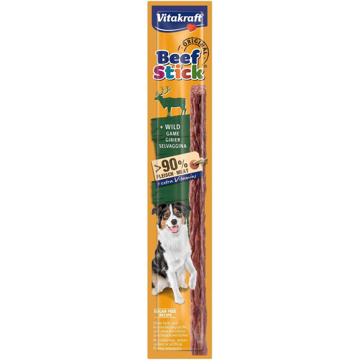 Vitakraft Snack Beef Stick Caza 12 g VITAKRAFT Mascotas-Ávila